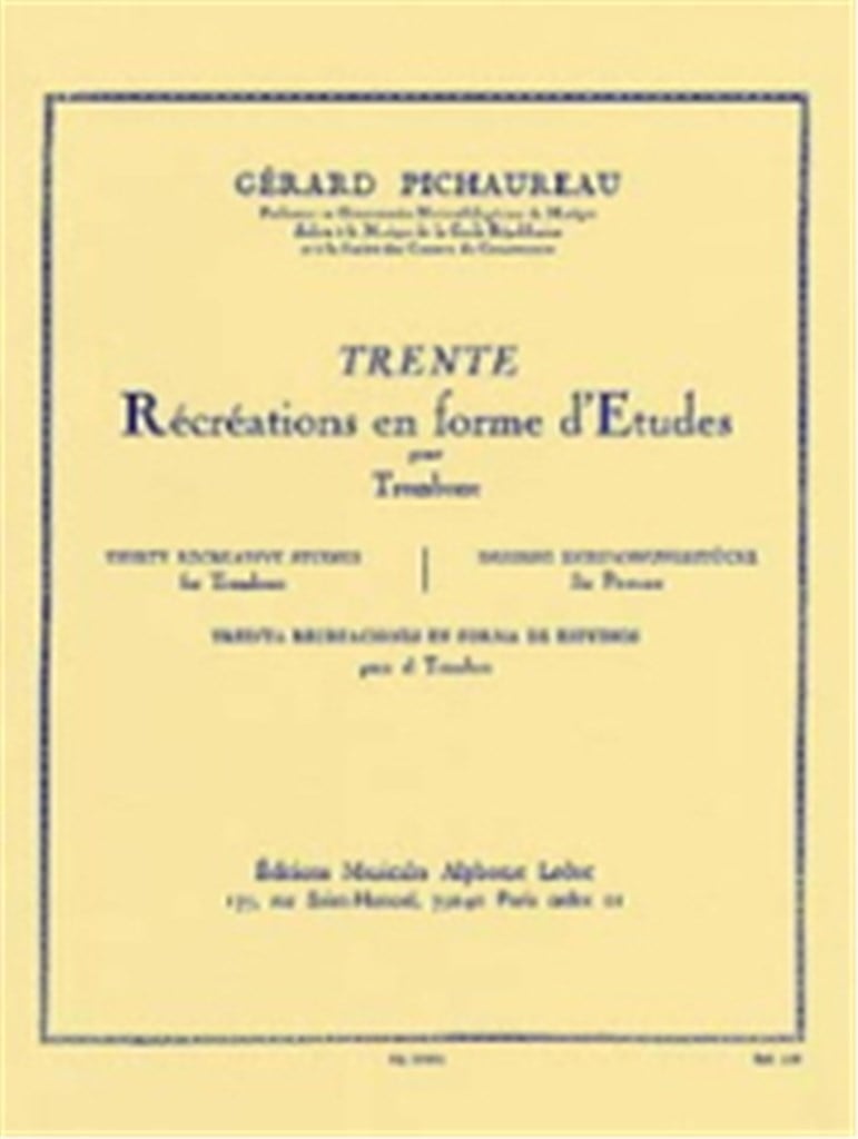 Gerard Pichaureau: Thirty Recreative Studies